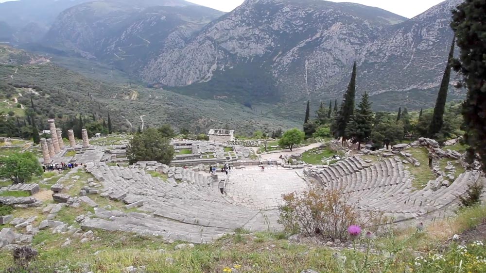 Greece, Delphi, Greek Theatre