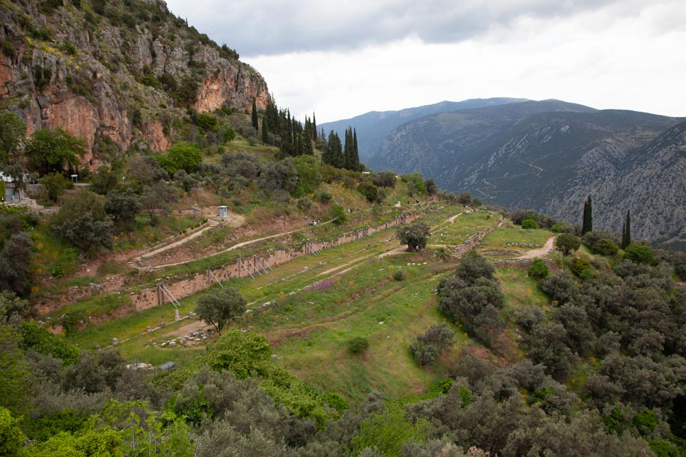 Greece, Delphi, Gymnasium