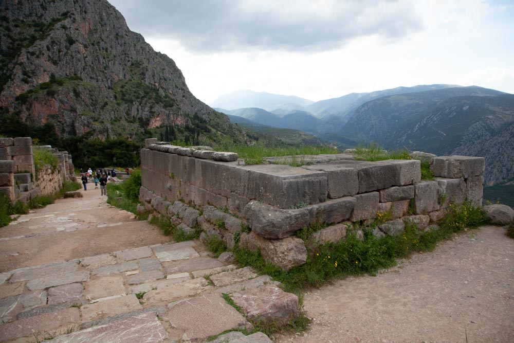 Greece, Delphi, Treasury of Siphnos