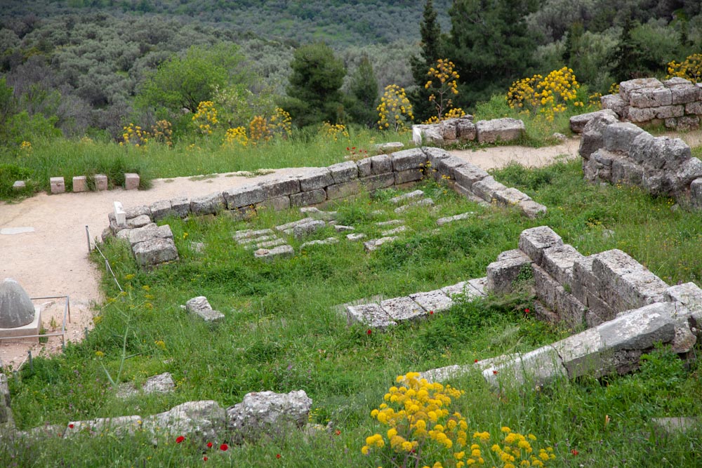 Greece, Delphi, Treasury of the Boeotians