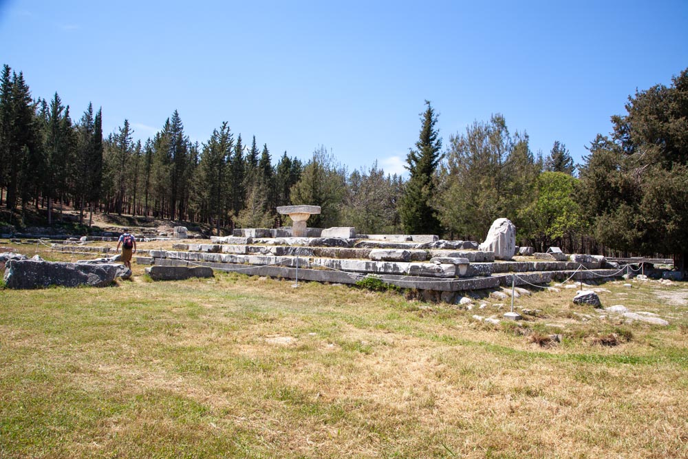Greece, Kos Island, Asklepieion - Temple of Asklepios III  Doric