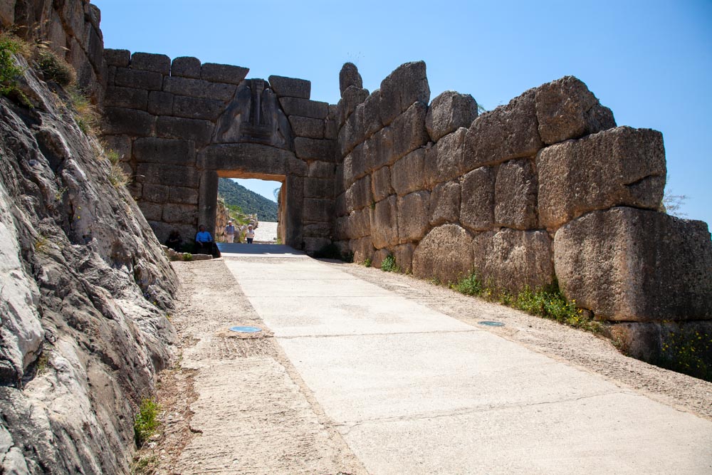 Greece, Mycenae Ancient City, Lions gate