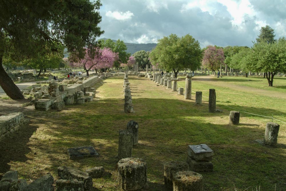 Greece, Olympia, Gymnasium