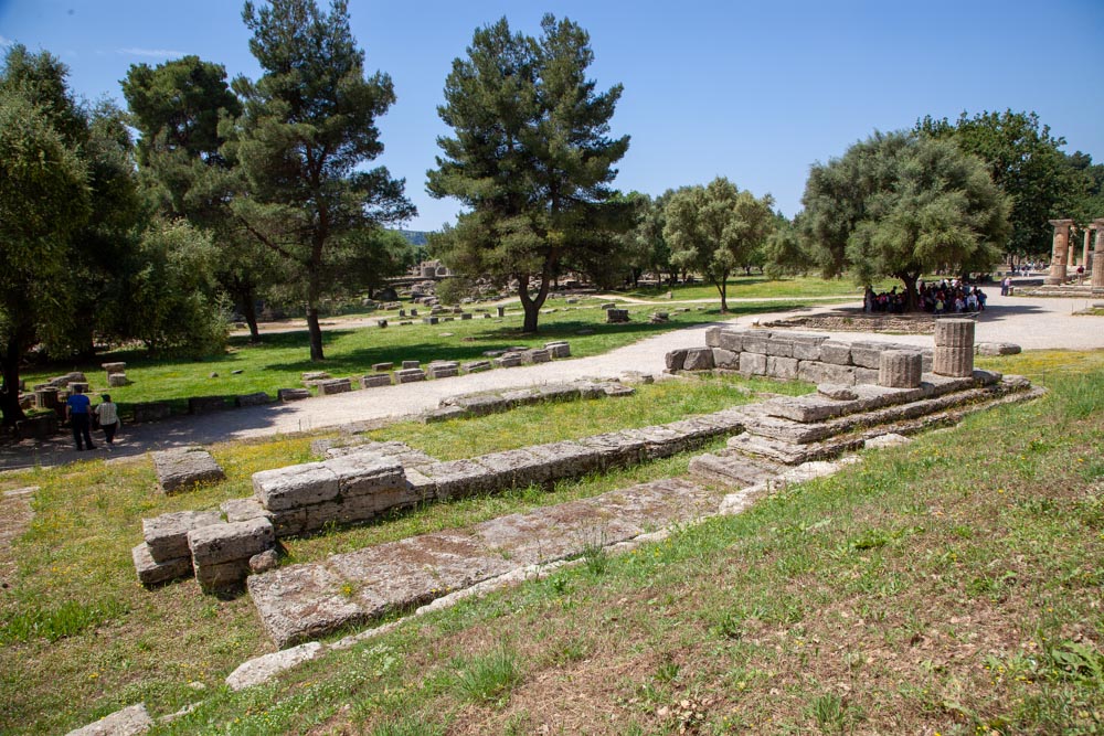 Greece, Olympia, Metroon - Temple of Cybele