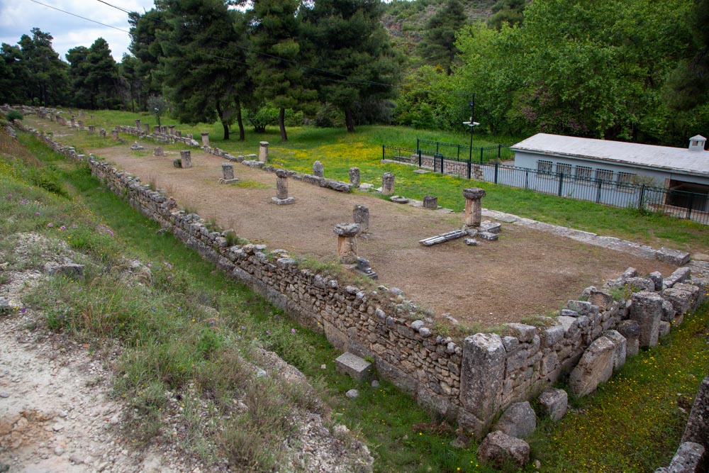 Greece, Oropos - Stoa Amphiaieion