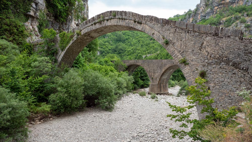 Greece, Zagori region - bridge of Kokoris
