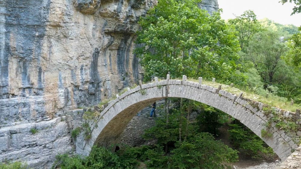 Greece, Zagori region - bridge of Lazaridi