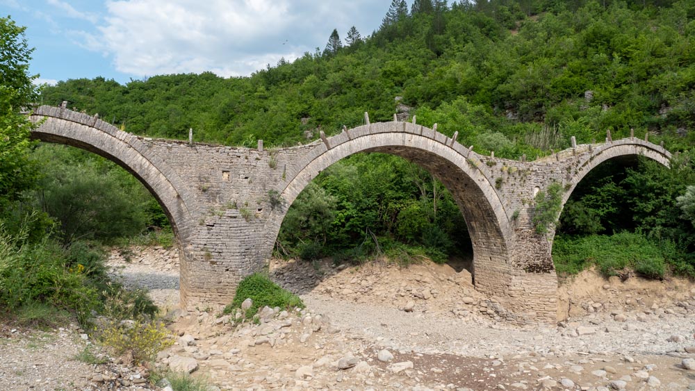 Greece, Zagori region - bridge of Palakidas-Kalogeriko