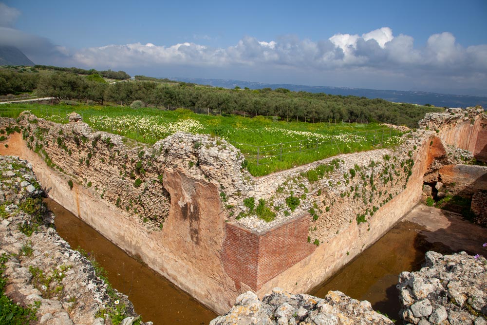 Greece, Crete, Aptera ancient site - Roman cisterns