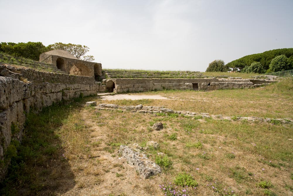 Italy, Paestum - Amphitheatre