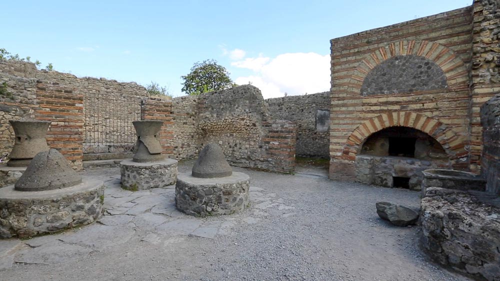 Italy, Pompeii, House of the Bakery