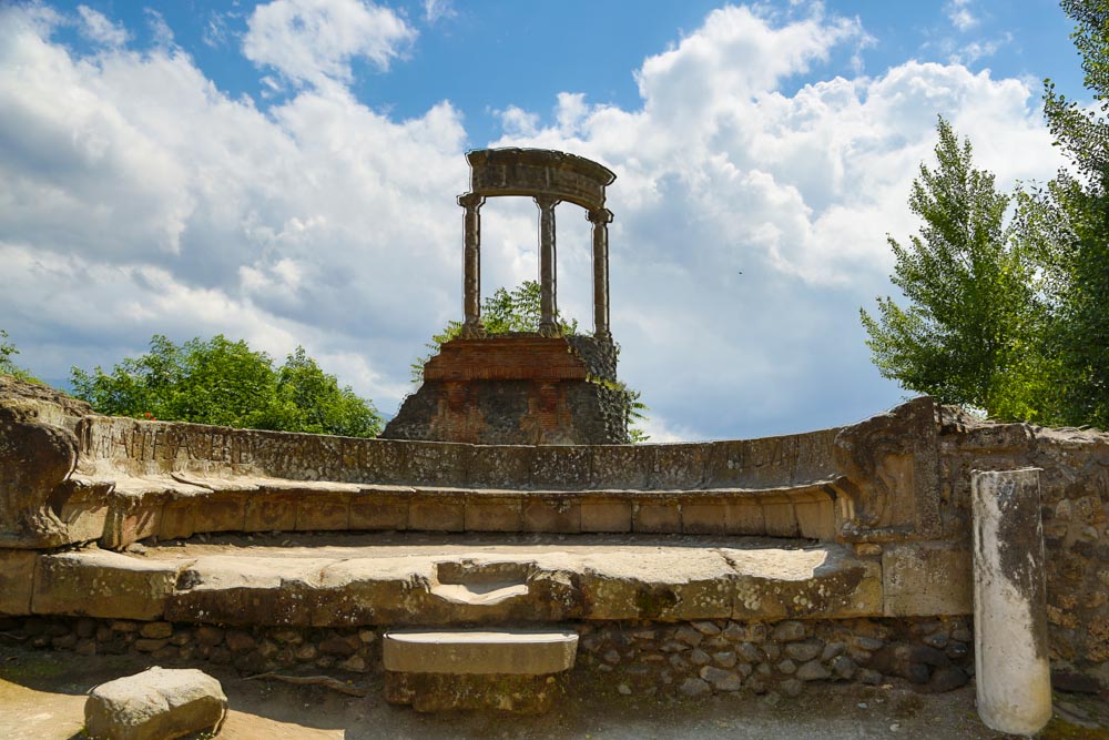 Italy, Pompeii, Necropolis of Herculaneum gate