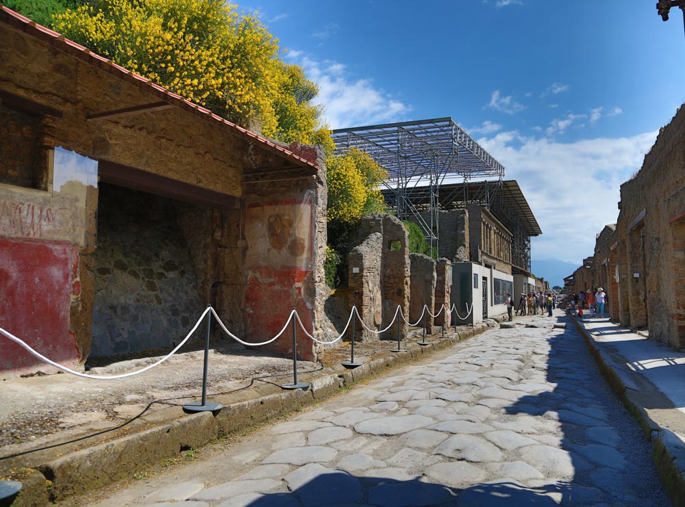 Italy, Pompeii, Streets