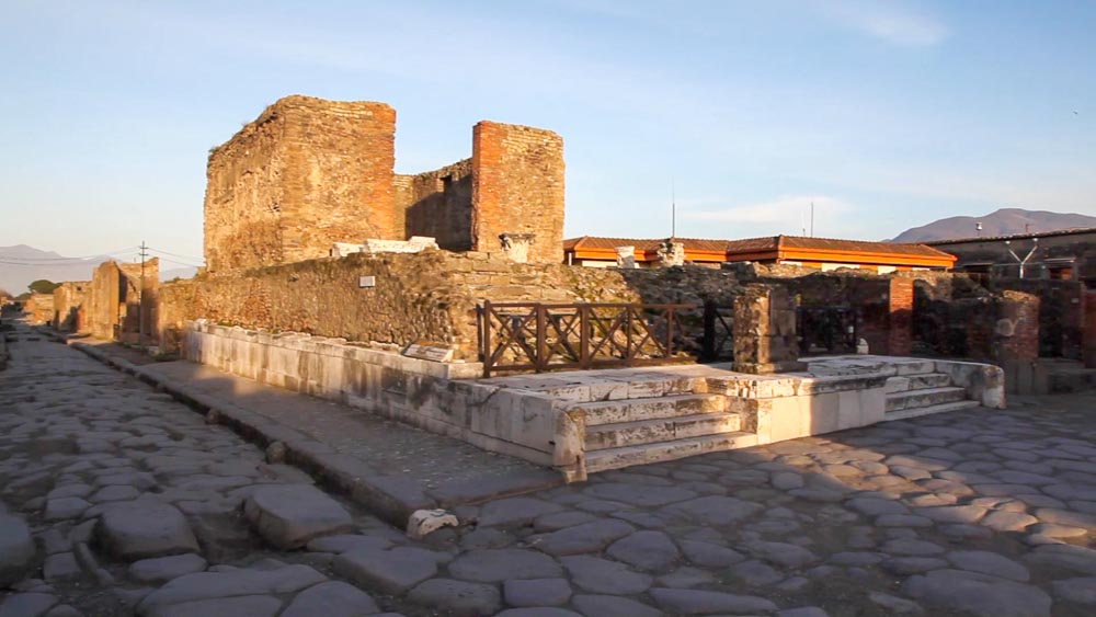 Italy, Pompeii, Temple of Fortuna Augusta