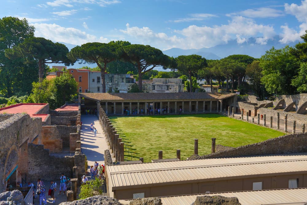Italy, Pompeii, Theatre Quardiporticus