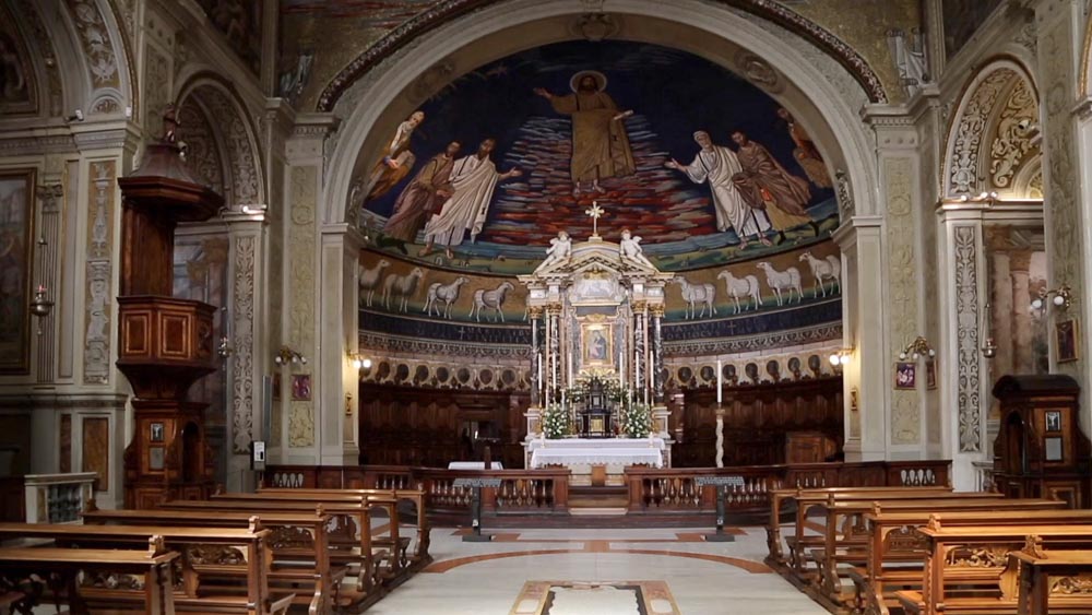 Italy, Rome, Roman Forum - Basilica of Santi Cosma e Damiano