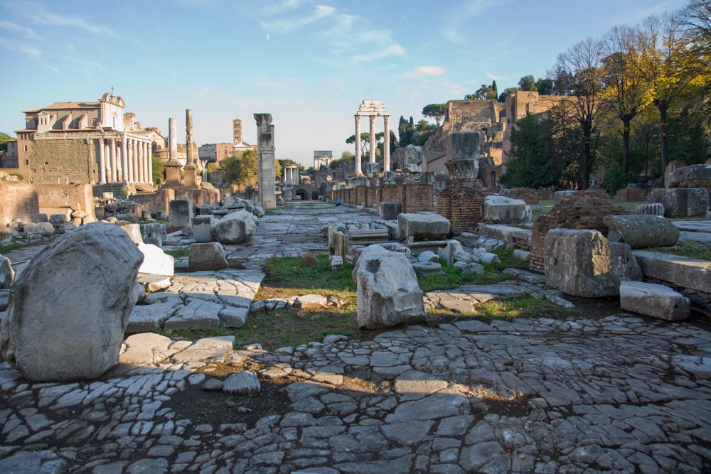 Italy, Rome, Roman Forum - Basilica Julia