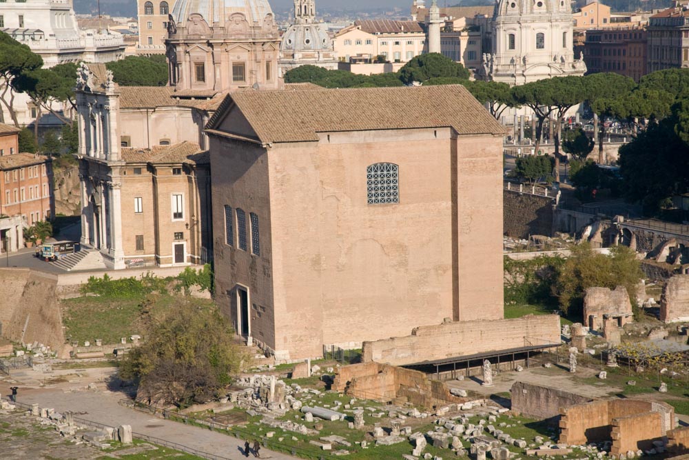 Italy, Rome, Roman Forum - Curia Julia