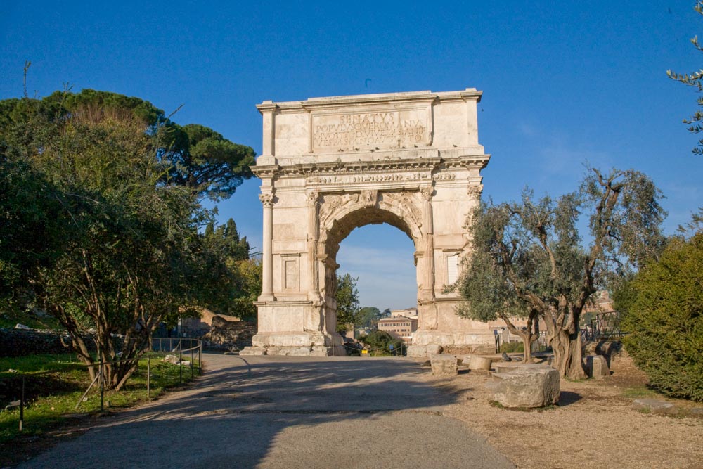 Italy, Rome, Roman Forum Arch of Titus