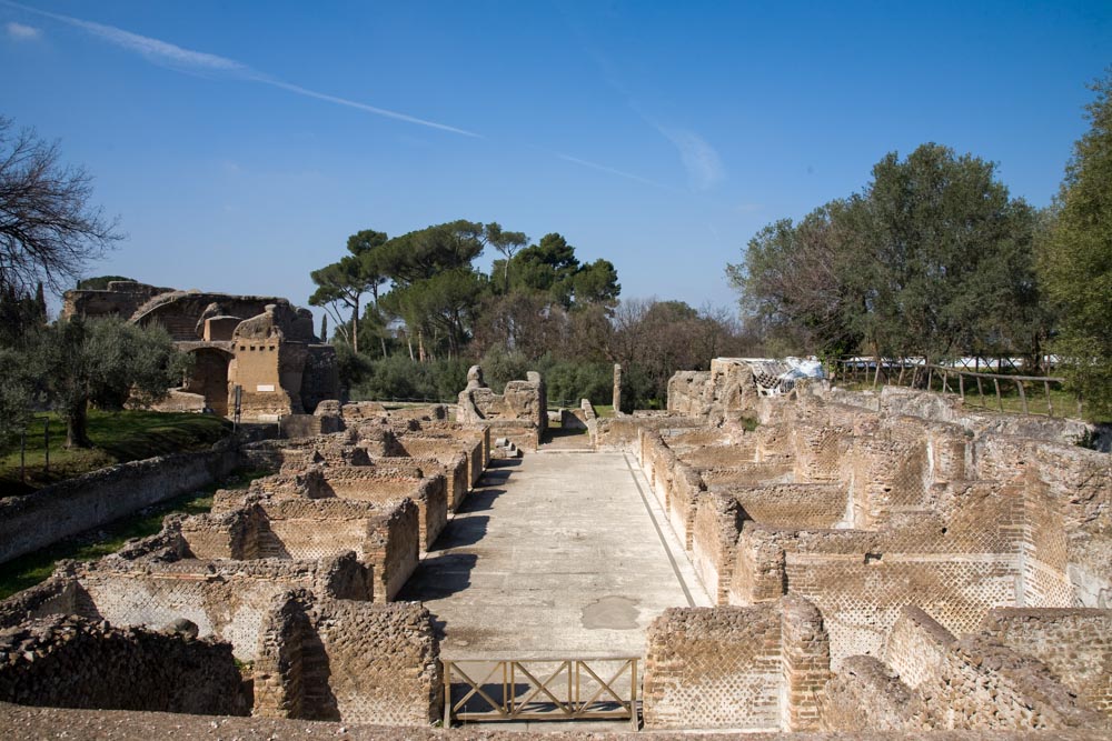 Italy, Tivoli - Hadrian's Villa - Hospitalia