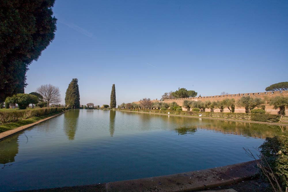 Italy, Tivoli - Hadrian's Villa - Pecile