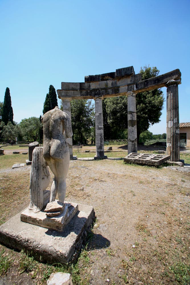 Italy, Tivoli - Hadrian's Villa - Temple of Venus