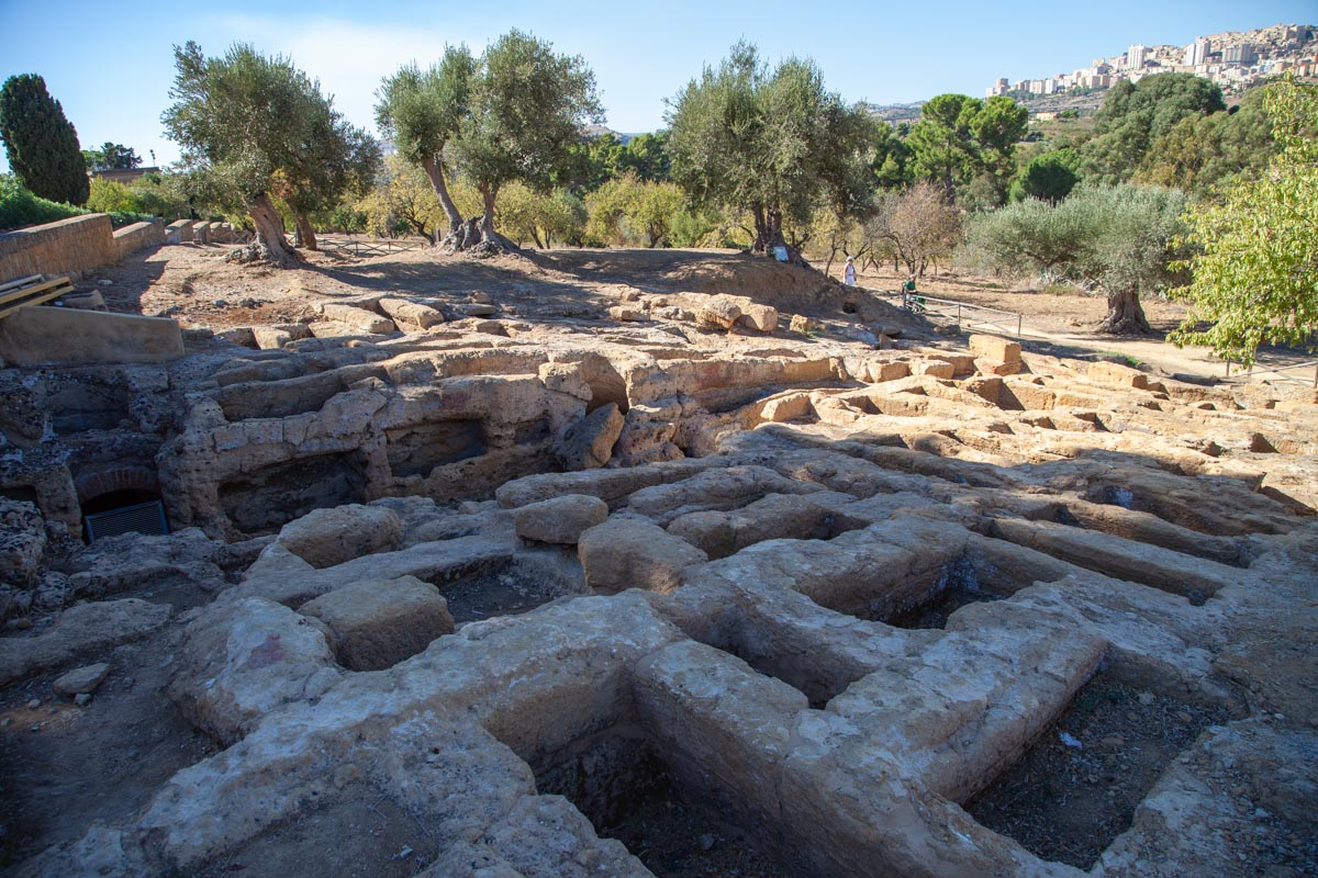 Italy, Sicily - Agrigento - Medieval Necropolis