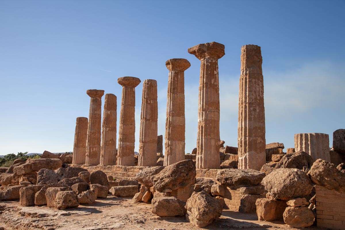 Italy, Sicily - Agrigento - Temple of Heracles
