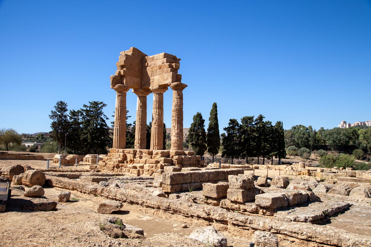 Italy, Sicily - Agrigento - Temple of the Dioscuri