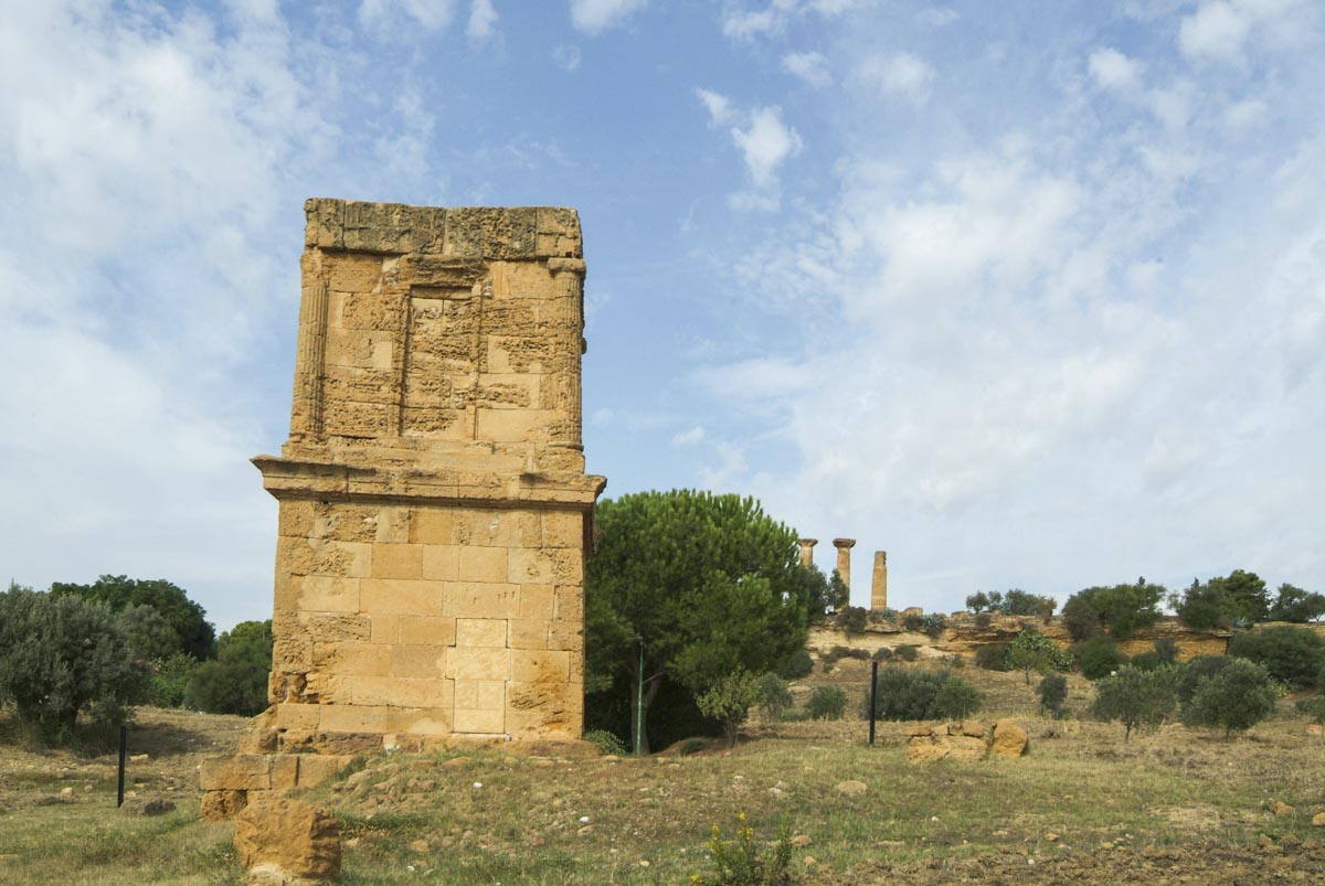 Italy, Sicily - Agrigento - Tomb of Theron