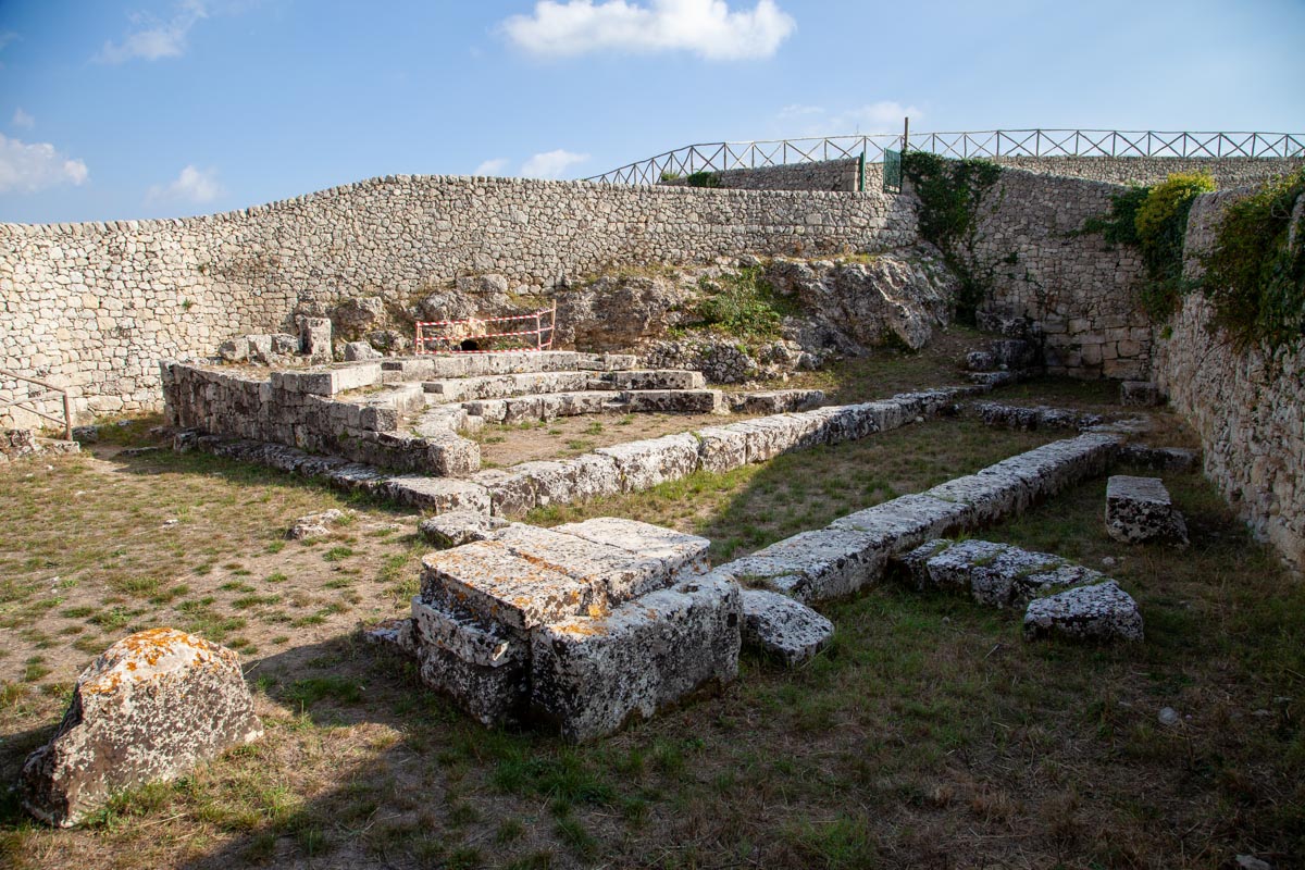 Italy, Sicily - Akrai Bouleuterion