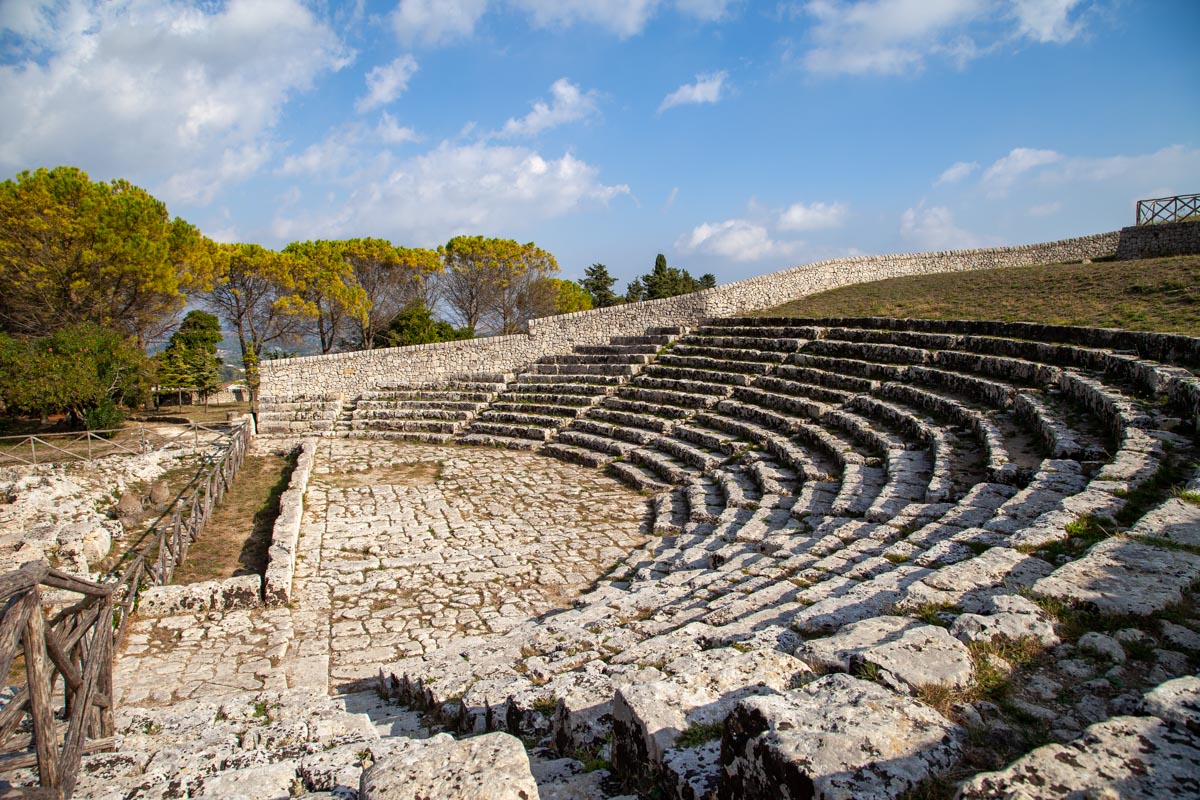 Italy, Sicily - Akrai - Greek Theatre