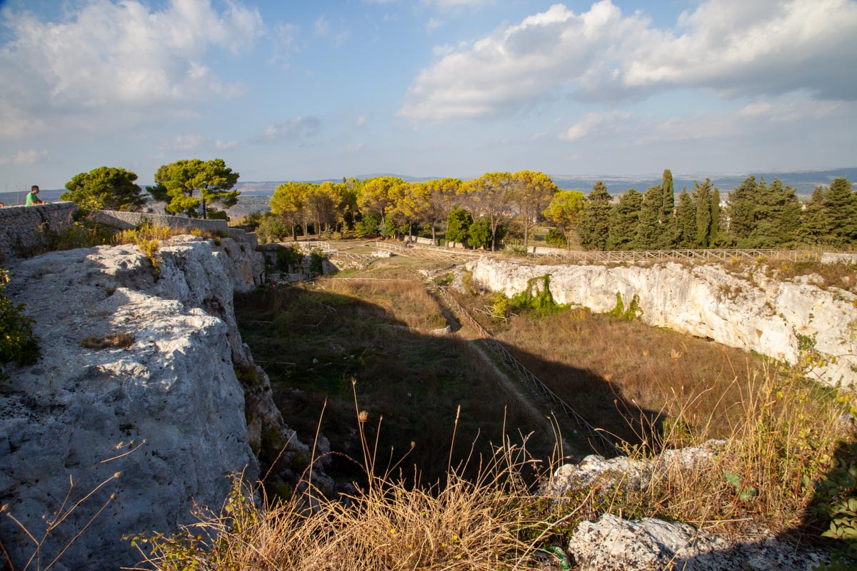 Italy, Sicily - Akrai stone quarries