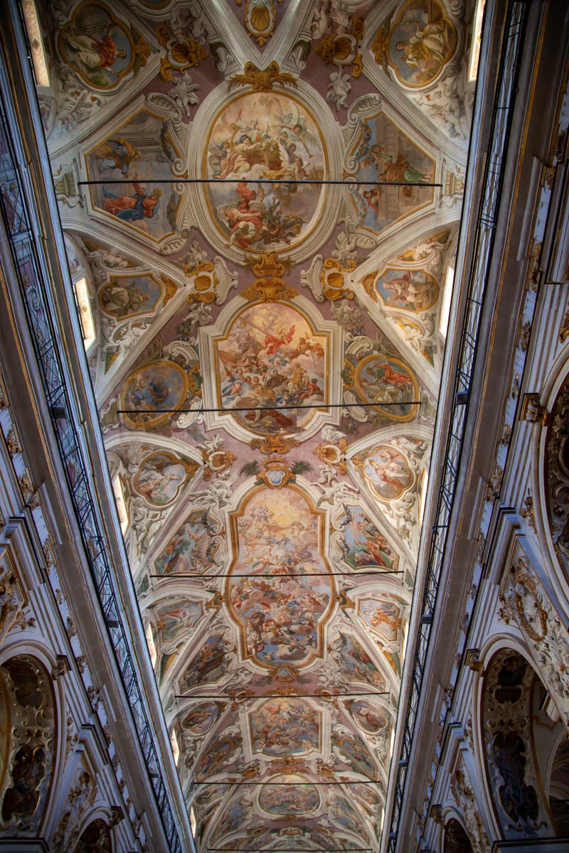 Italy, Sicily - Caltanissetta, Cathedral  Santa Maria la Nova - ceiling