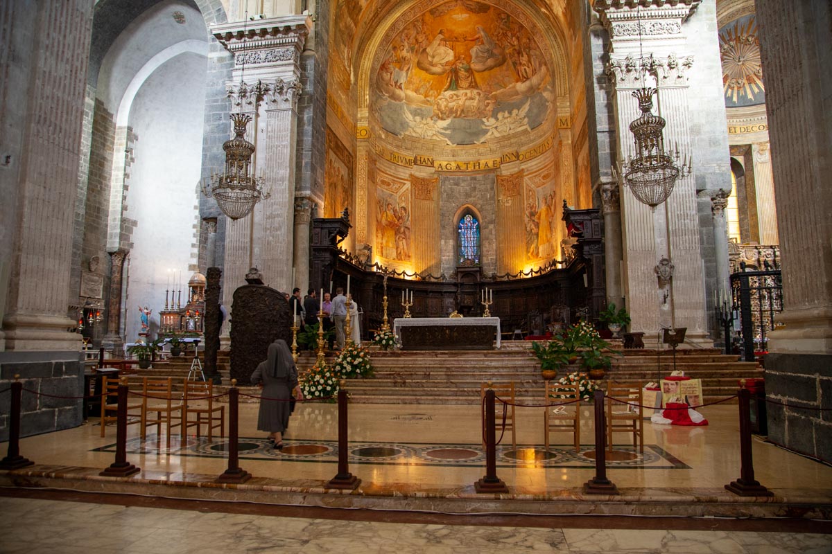 Italy, Sicily - Catania Cathedral of Saint Agatha - choir