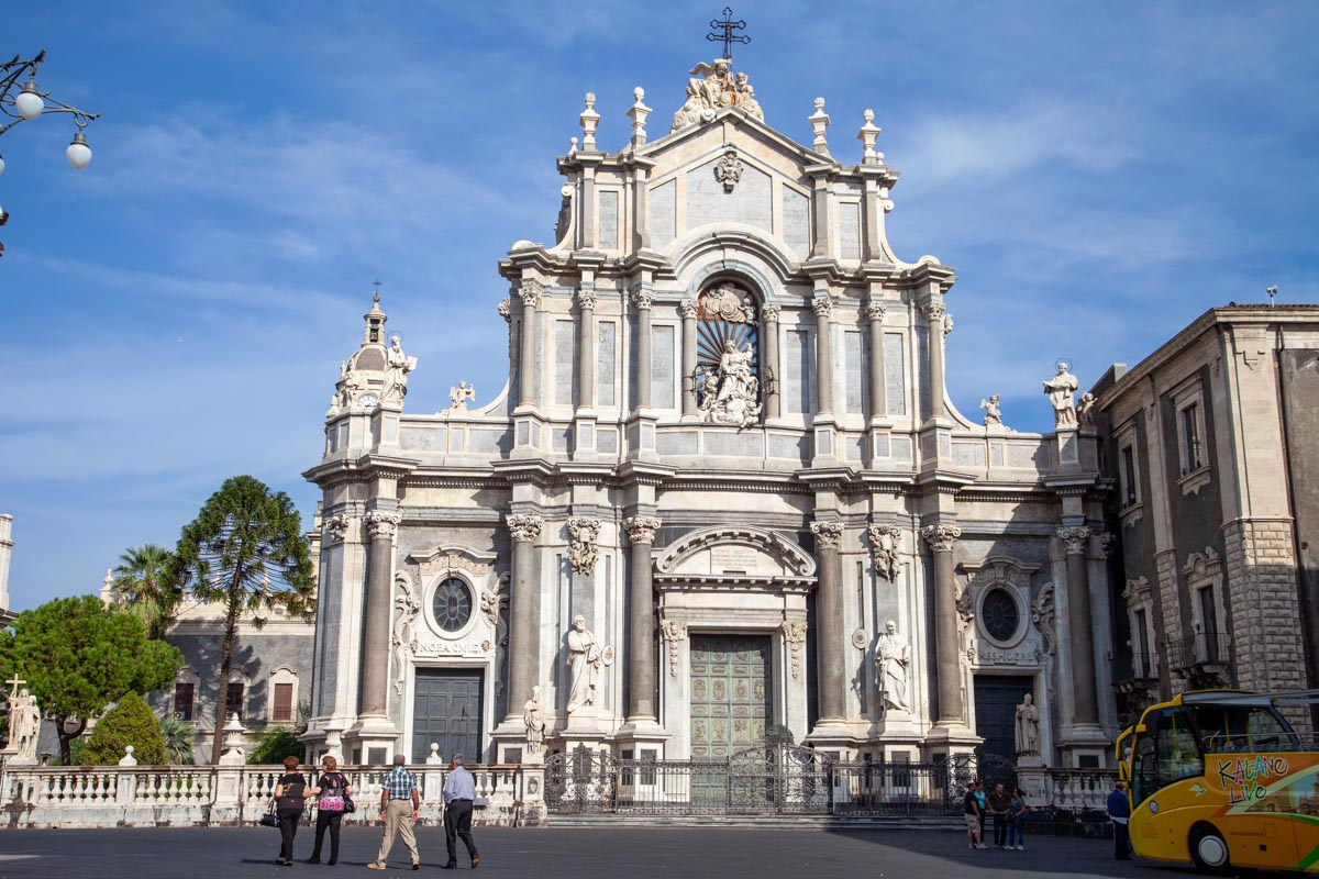 Italy, Sicily - Catania Cathedral of Saint Agatha - view