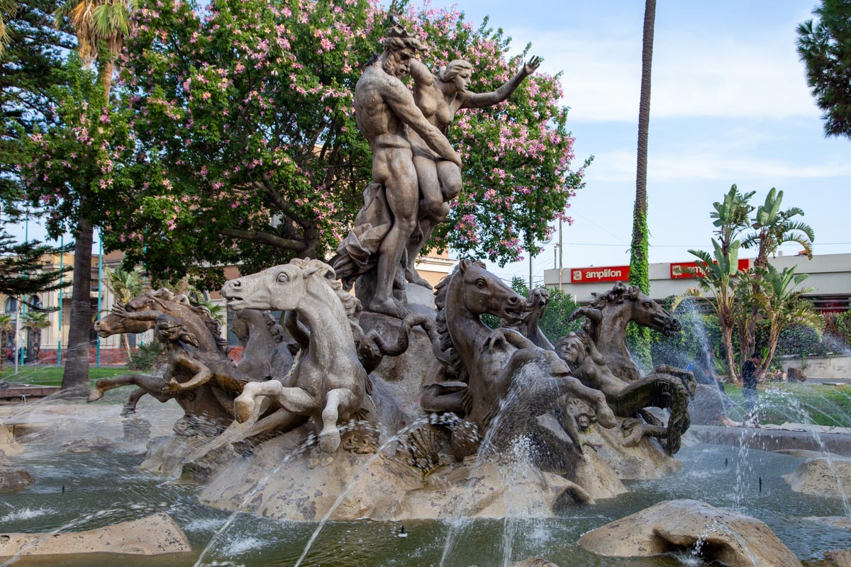 Italy, Sicily - Catania Fountain of Proserpina
