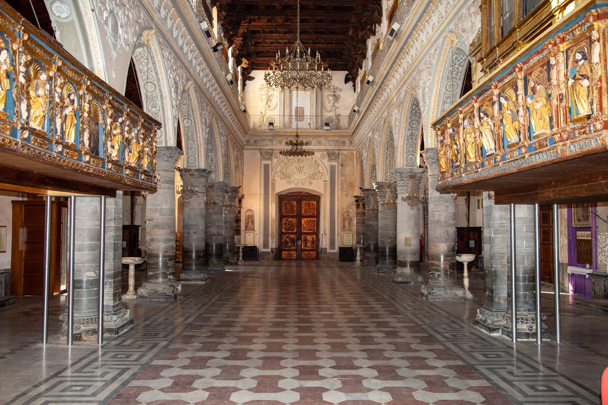 Italy, Sicily - Enna Cathedral - Nave