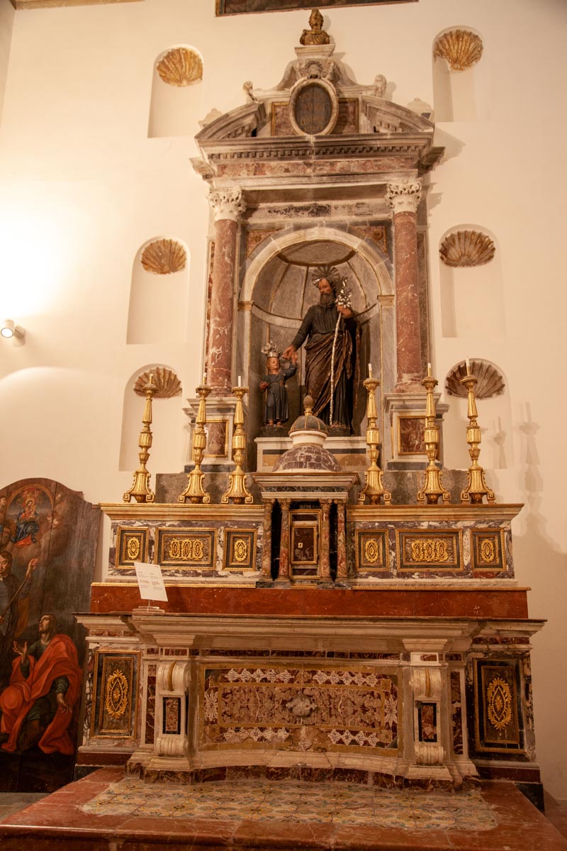 Italy, Sicily - Erice Cathedral - Altar XVIII century