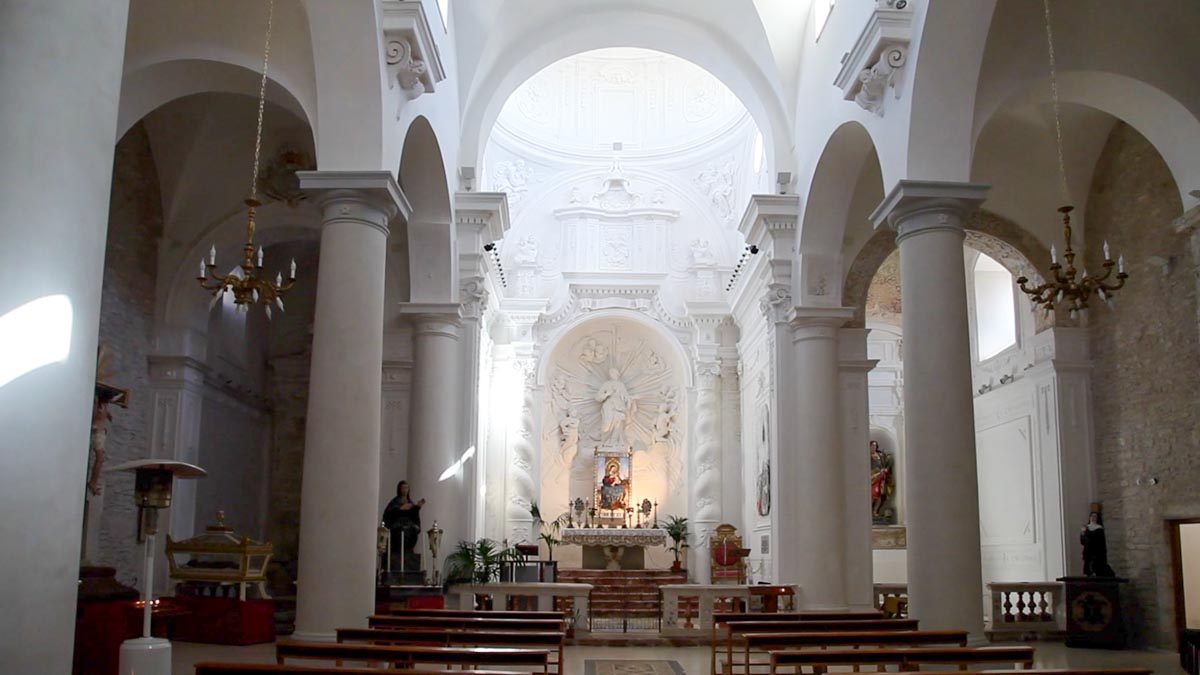 Italy, Sicily - Erice, San Giuliano church-Nave