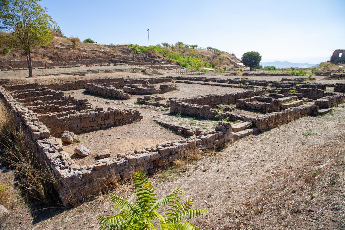 Italy, Sicily - Morgantina - Agora