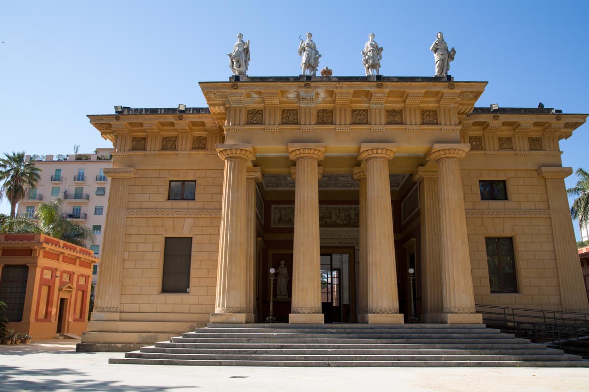 Italy, Sicily - Palermo, Botanical gardens-Neoclassical