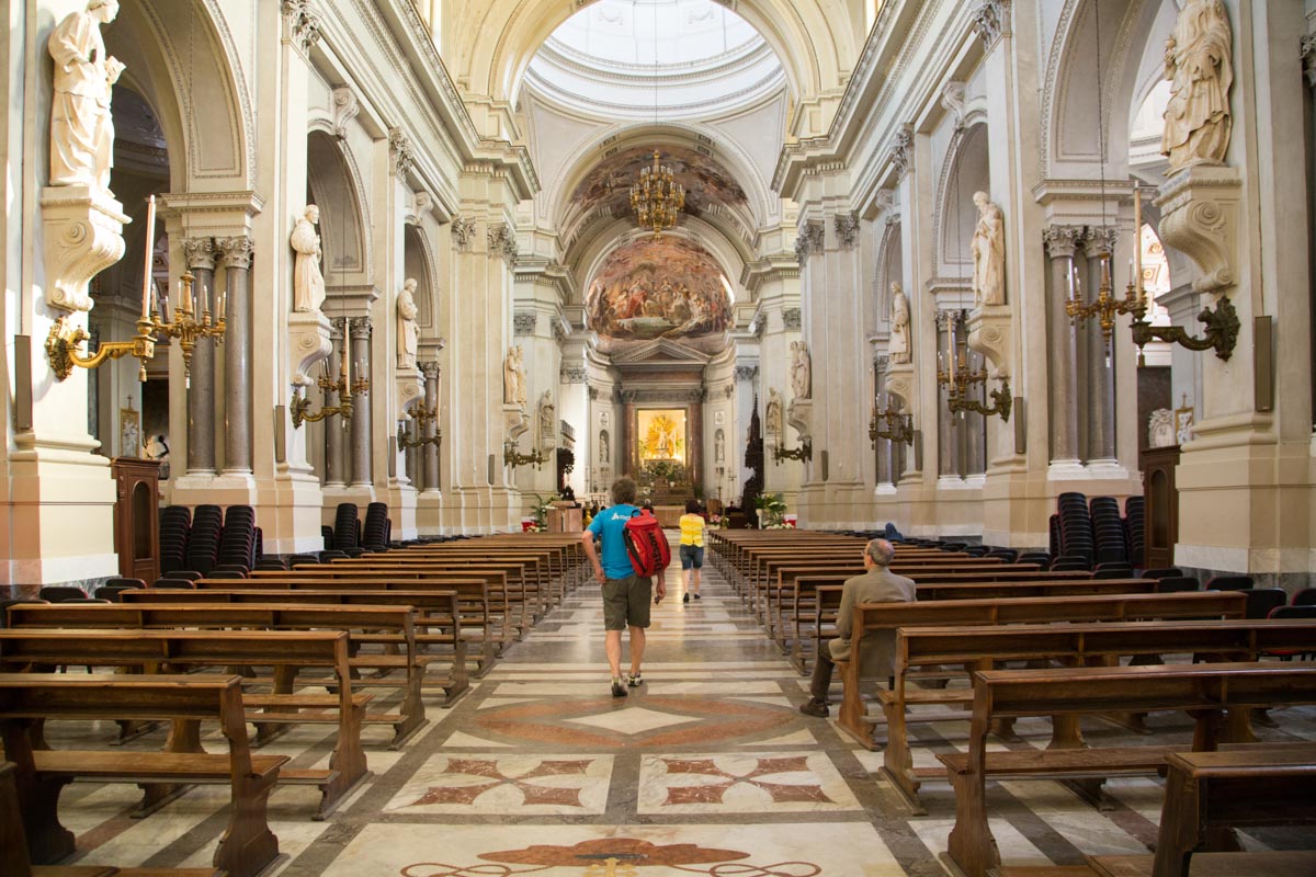 Italy, Sicily - Palermo, Cathedral - nave
