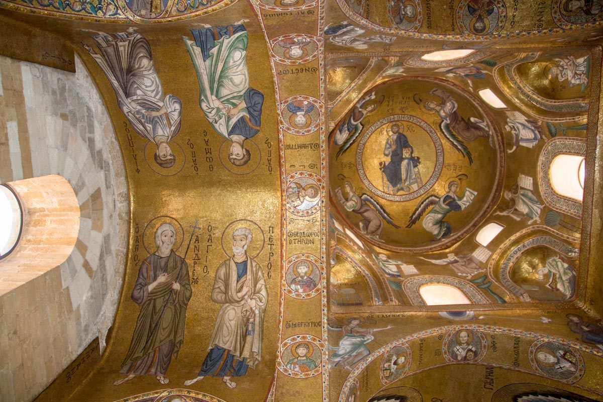 Italy, Sicily - Palermo, Martorana (Santa Maria Dell'Ammiraglio -Mosaics