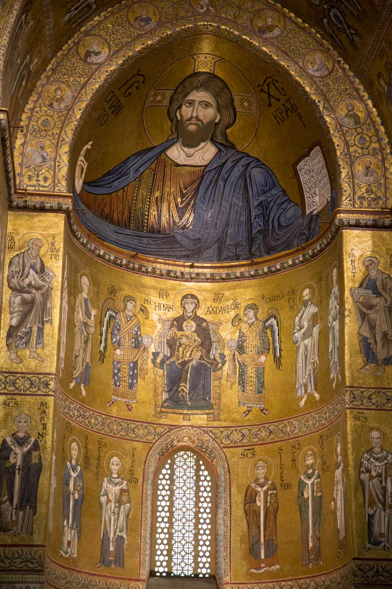 Italy, Sicily - Palermo, Monreale Cathedral -Apse