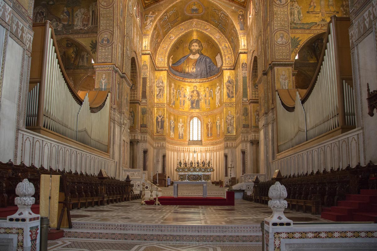 Italy, Sicily - Palermo, Monreale Cathedral -Choir
