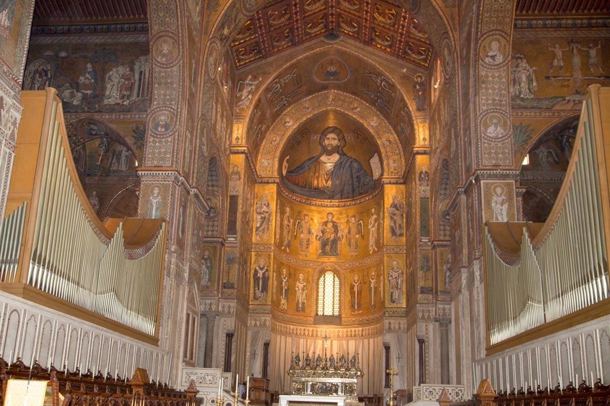 Italy, Sicily - Palermo, Monreale Cathedral - High Altar
