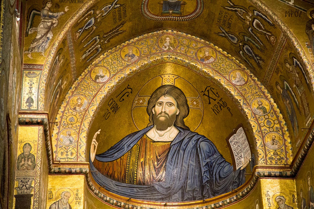 IItaly, Sicily - Palermo, Monreale Cathedral - Mosaics