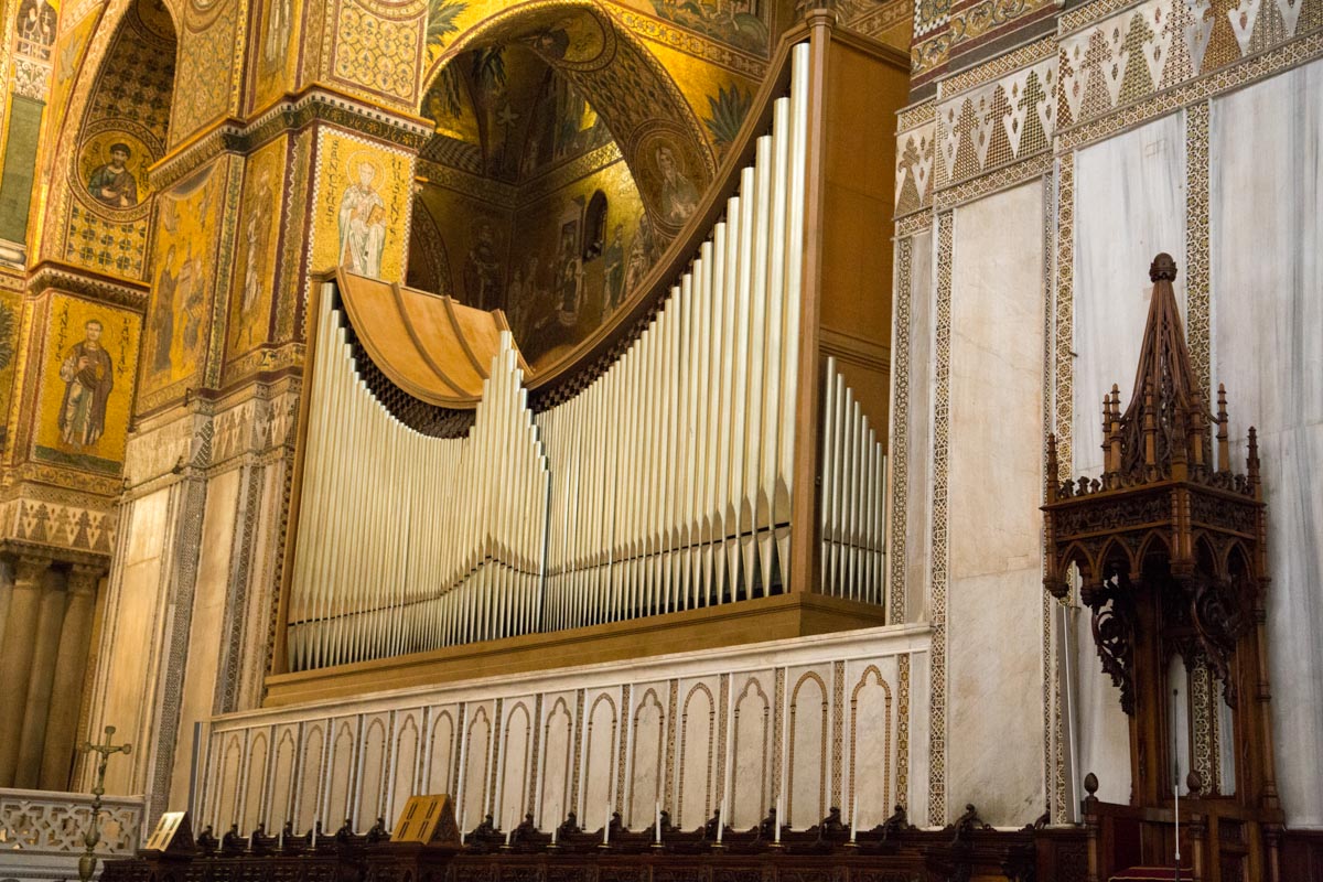 Italy, Sicily - Palermo, Monreale Cathedral - Organ