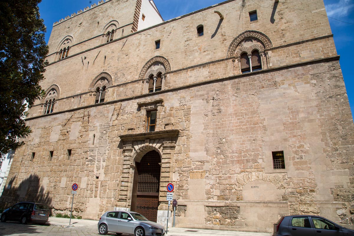 Italy, Sicily - Palermo, Palazzo Chiaramonte-Steri-facade